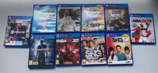 Play Station 4 slim 1 TB + 10 juegos