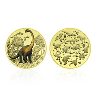 COLECCIÓN MONEDAS DINOSAURIOS EN ESTUCHE