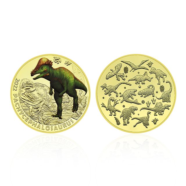 DINOSAURIO 12 MONEDAS + ESTUCHE DE COLECCIÓN