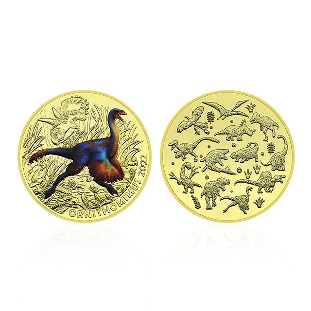 DINOSAURIO 12 MONEDAS + ESTUCHE DE COLECCIÓN