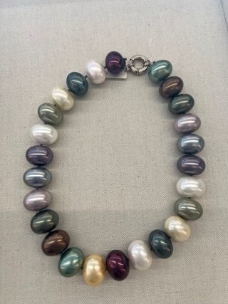 Collar Perlas Cierre Plata