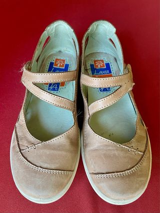 Zapatillas Azaña Beige Mujer