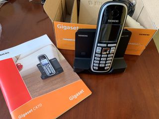 Teléfono Gigaset C470 Siemens Negro