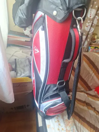 Bolsa para palos de golf.