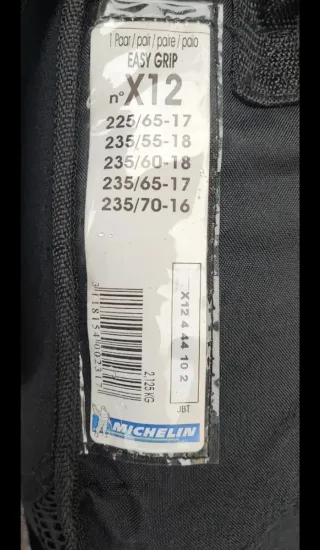 cadenas para nieve Michelin easi grip