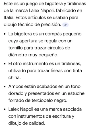 Set Bolígrafo y Tiralíneas Lalex Vintage