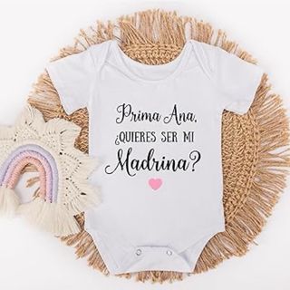 Body personalizado Quieres ser mi madrina/padrino?