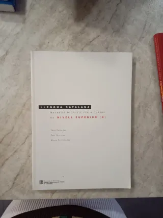 Material didàctic per a cursos Nivell Superior D