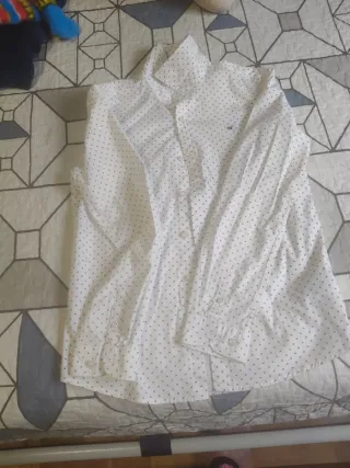 Camisa Tommy Hilfiger blanca estampada