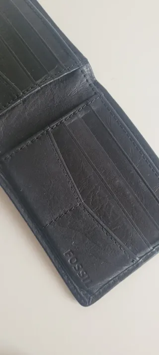Cartera caballero . PIEL negra