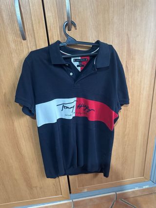 Polo Tommy Hilfiger Rojo y Azul