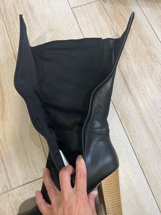 Botas altas caña ancha