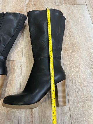 Botas altas caña ancha