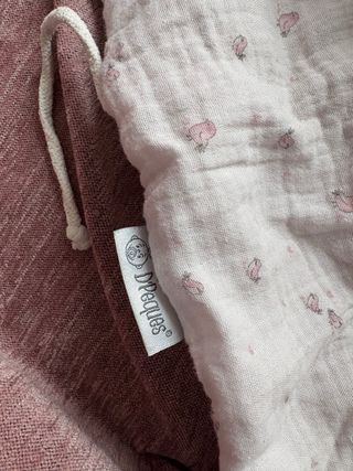 2 Sacos Bebé Carro Rosas hasta 6 meses