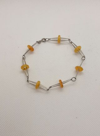 Bracciale Argento e corniola
