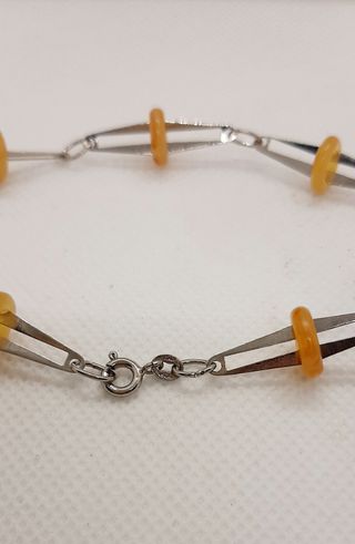 Bracciale Argento e corniola