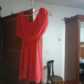 Vestido rosa/rojo