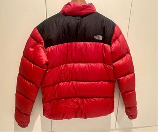 The North Face Chaqueta Nuptse 700 Roja Negra