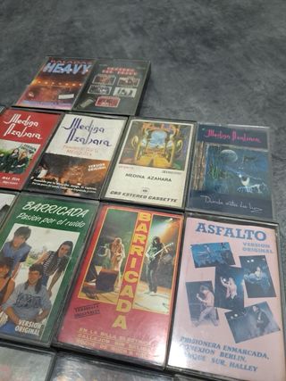 Lote Cintas Cassette Rock 80s 90s Vintage Nacional