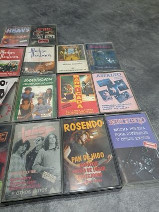 Lote Cintas Cassette Rock 80s 90s Vintage Nacional