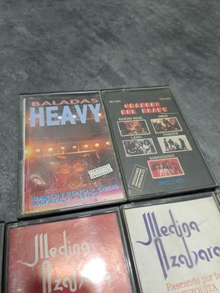 Lote Cintas Cassette Rock 80s 90s Vintage Nacional