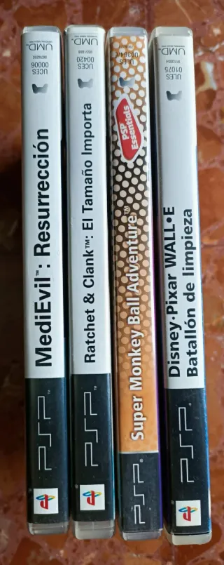 LOTE 4 JUEGOS PSP