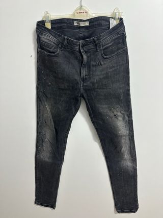 Pantalón vaquero Zara hombre negro