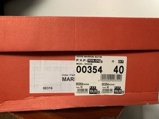 Botín piel caballero talla 40