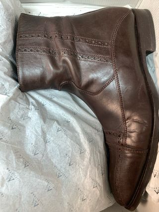 Botín piel caballero talla 40