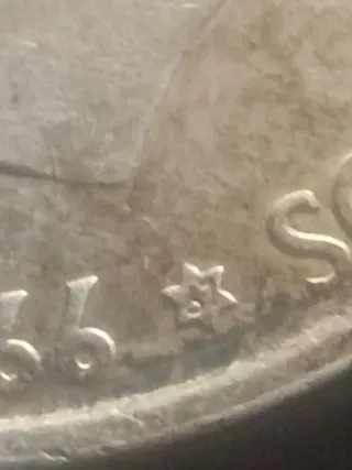 Moneda Plata Francisco Franco Caudillo