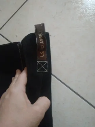 Stivali US Polo Assn neri scamosciati donna 39