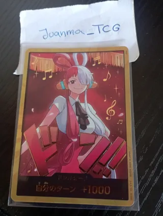 Carta Don dorado Uta One Piece TCG EB03