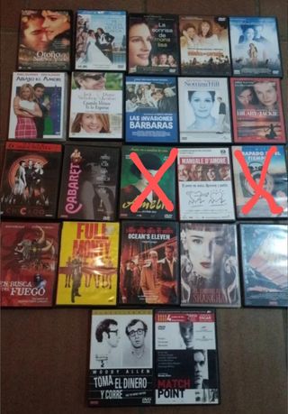 Dvd romantica y humor 1€/u