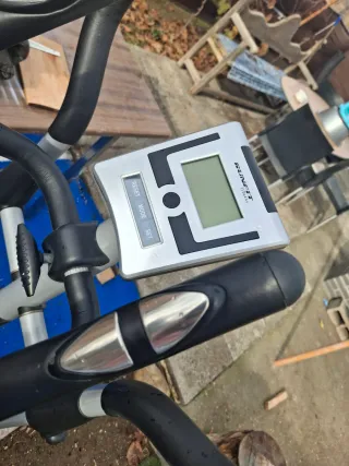 Bicicleta Estática Elíptica Gris