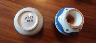 Caja y cenicero marroquíes