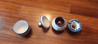 Caja y cenicero marroquíes