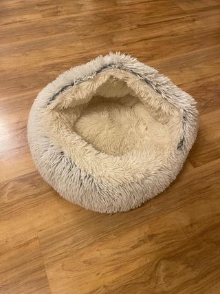 Cama para mascotas suave redonda
