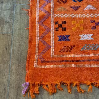 Authentic Moroccan Berber Rug Orange