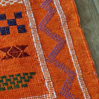 Authentic Moroccan Berber Rug Orange