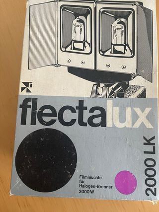 Flectalux 2000 - Lámpara Doble. Funciona.