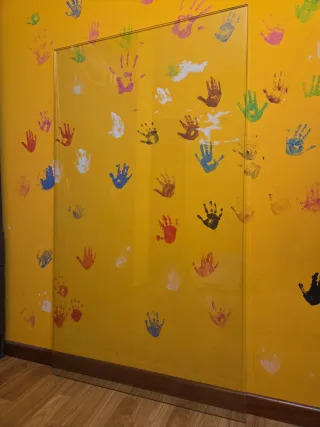 Cristal. Era de una mesa Sin rayones