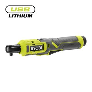 Llave Carraca Ryobi  1/4” 4V USB (sin batería)