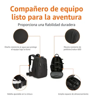 Mochila para Cámara de Gran Capacidad