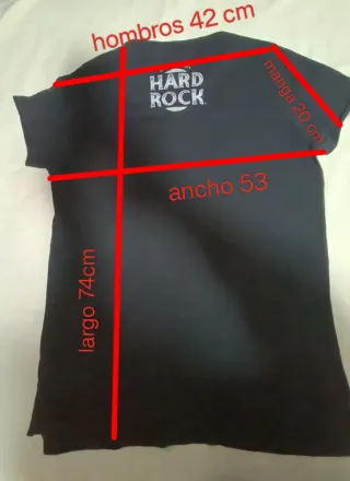 Camiseta Hard Rock Negra