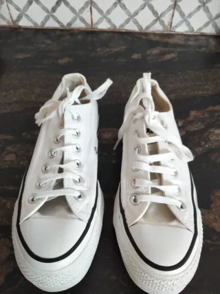 Converse Bambas Blancas Talla 38