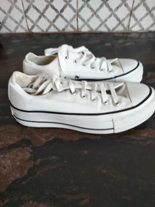 Converse Bambas Blancas Talla 38