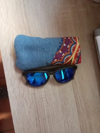 Funda gafas tejida a mano