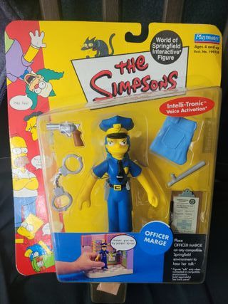 Figura Los Simpsons - Oficial Marge Policía