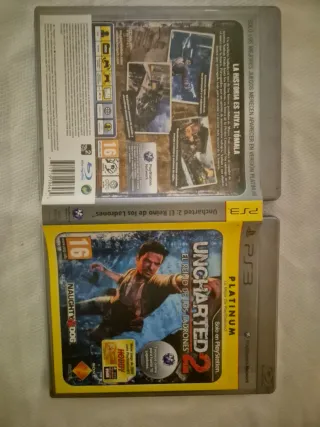 Colección Uncharted 1 , 2 y 3 lote ps3
