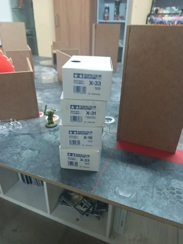 Pack Pinturas Tamiya X-33 (12 uni) X-31 (6)X-16(6)